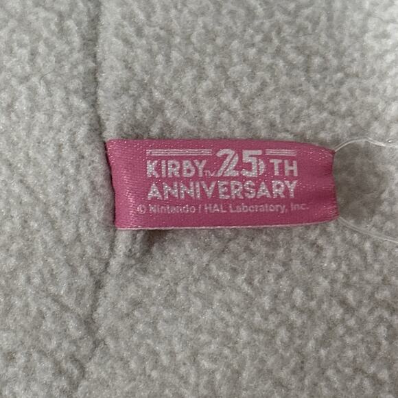 Kirby 25th Anniversary Japan Cherry Blossom Limited Grey Fluffy Plush Nintendo - Picture 7 of 10